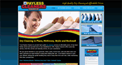Desktop Screenshot of paylesscleaners.net